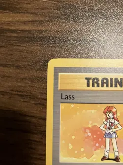 Lass Trianer Pokemon Card Original Base Set 1999 WotC Vintage NM - Image 2
