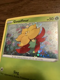 Pokemon Card Gossifleur Holo Rare SWSH010 Black Star Promo - Image 2