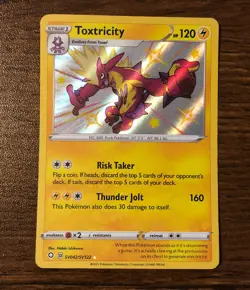 Toxtricity SV042/SV122 Shiny Vault Pokemon TCG Shining Fates Card NM - Image 1