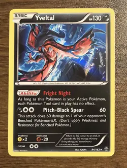 Pokemon Card TCG Yveltal BREAKthrough 2015 94/162 Holo Rare NM Near Mint - Image 1