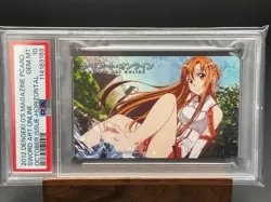 PSA10 Gem Mint Sword Art Online Asuna Phone Card Rare Collector JAPAN - Image 1