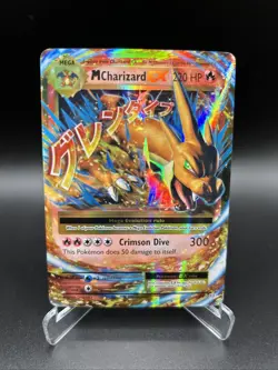 Pokemon TCG XY Evolutions 2016 M Charizard EX Holo Card 13/108 Ultra Rare - Image 1