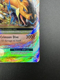 Pokemon TCG XY Evolutions 2016 M Charizard EX Holo Card 13/108 Ultra Rare - Image 5