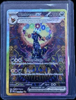 Pokemon TCG Prismatic Evolutions Umbreon EX Card 161/131 Sir ( Promos, Etc) - Image 1
