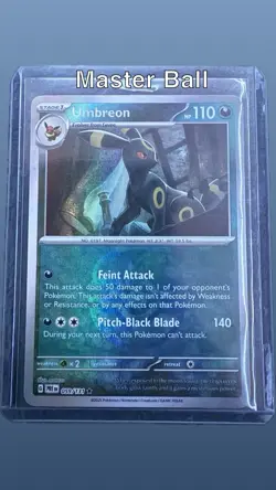 Pokemon TCG Prismatic Evolutions Umbreon EX Card 161/131 Sir ( Promos, Etc) - Image 4