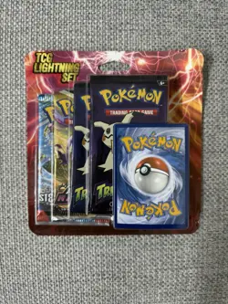 Pokemon TCG Lightning Set 4 Packs + 1 Card Factory Sealed, Fast Shipping! 97712544540 - Image 1