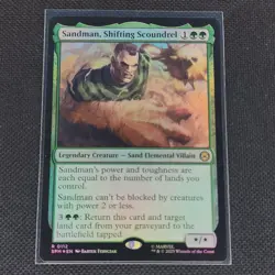 Sandman, Shifting Scoundrel - 0223 - R - Foil - Spider-Man - MTG - NM/M - Image 1