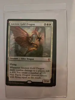 Ancient Gold Dragon -Foil M/NM MTG - Image 1