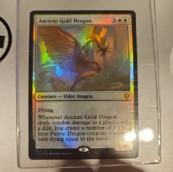 Ancient Gold Dragon -Foil M/NM MTG - Image 2