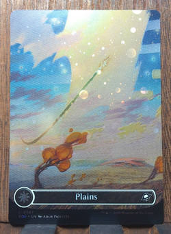 MTG✨ Plains ( Borderless GALAXY FOIL ) Edge of Eternities NEAR MINT💕❤ - Image 1