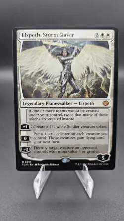 Elspeth, Storm Slayer M #0011 Magic Tarkir Dragonstorm Mythic MTG - Image 1