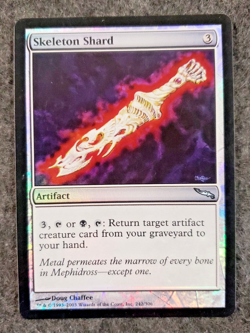 Skeleton Shard FOIL - Mirrodin #242/306 MTG Magic The Gathering LP (DS3D1K8) - Image 1