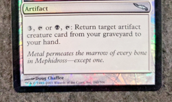 Skeleton Shard FOIL - Mirrodin #242/306 MTG Magic The Gathering LP (DS3D1K8) - Image 5