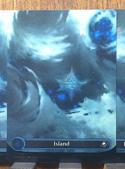 MTG🌊 Island (Borderless GALAXY FOIL) Edge of Eternities NEAR MINT💕❤ - Image 1