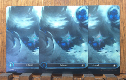 MTG🌊 Island (Borderless GALAXY FOIL) Edge of Eternities NEAR MINT💕❤ - Image 2