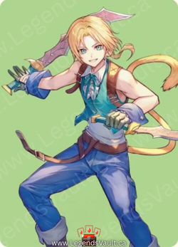 MTG FF - FInal Fantasy - Zidane, Tantalus Thief Art Card - Image 1