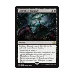 WOTC MTG Eldritch Moon Collective Brutality (R) (Foil) NM - Image 1
