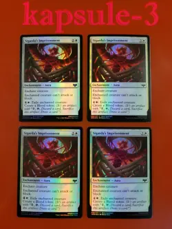 4x Sigarda's Imprisonment | FOIL | Innistrad Crimson Vow | MTG Magic Cards - Image 1