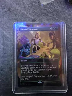 Shared Summons (1308) -MTG Rainbow FOIL- Secret Lair Festival in a Box SLD - NM - Image 1