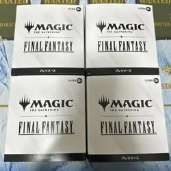MTG Magic: The Gathering FINAL FANTASY Prerelease Pack set of 4 Japanese Edition - Image 1