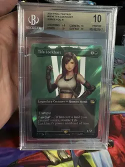 Mtg Final Fantasy Tifa Lockhart Borderless Surge BGS 10 - Image 1
