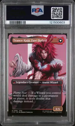 2025 MTG FINAL FANTASY KUJA, GENOME SORCERER/TRANCE KUJA, FATE DEFIED PSA 10 - Image 2