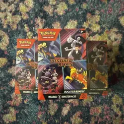 Pokemon TCG: Destined Rivals DRI SV10 Booster Bundle *Sealed* Lot of 3 - Image 1