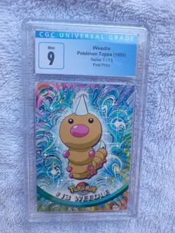 Weedle Pokemon 1999 Topps Pokemon #13 Weedle First Print - Image 1