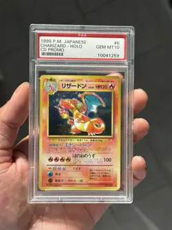 1998 Pokemon Japanese Charizard Holo CD Promo PSA 10 Gem Mint - Image 1