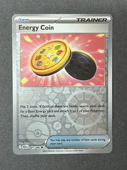 Pokemon TCG Energy Coin 081/086 Black Bolt Reverse Holo - Uncommon - Image 1