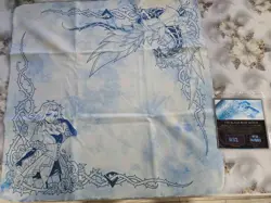 Pvramid Akiza The Black Rose Witch Suede Ghost Rare Yugioh 2-Player Playmat Rare - Image 1