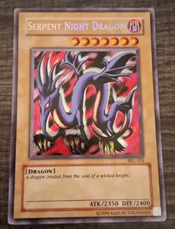 Yugioh Serpent Night Dragon SRL-103 Spell Ruler Unlimited Secret Rare - NM - Image 1