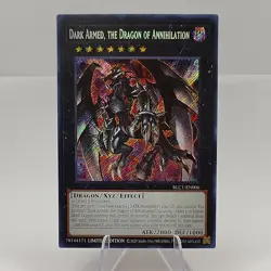 Yugioh Dark Armed, the Dragon of Annihilation BLC1-EN006 Secret Rare NM - Image 1