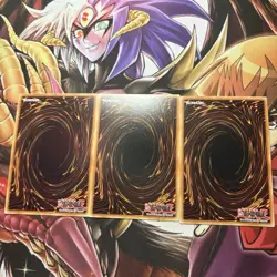 Yugioh! Playset 3x Galaxieaugen-Nachglimmdrache Super Rare - RA01-DE017 1. Aufl - Image 2