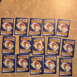 Pokemon TCG Jungle Lot 15 Cards English 1999 Vulpix Onix - Image 2