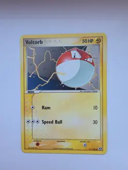 Voltorb 71/106 Pokemon TCG Card EX Emerald Non-Holo LP - Image 1