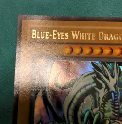 BLUE-EYES WHITE DRAGON GLOSSY LOB-001 1ST EDITION YUGIOH ULTRA RARE LEGEND LP/NM - Image 4