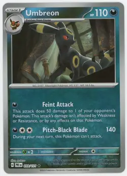 Umbreon 2025 059/131 Poke Ball Pattern Holo Prismatic Evolutions Pokemon Card - Image 1