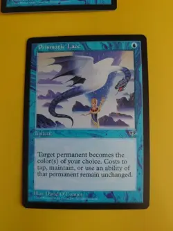 Prismatic Lace. Instant Mirage. Old Vintage. Magic the Gathering Card. - Image 1