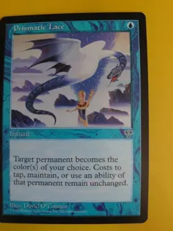 Prismatic Lace. Instant Mirage. Old Vintage. Magic the Gathering Card. - Image 2