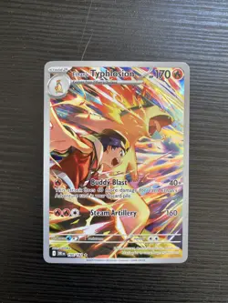 Pokemon TCG Ethans Typhlosion Full Art Card Destined Rivals 190/182 - Image 1
