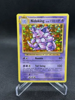 Nidoking 45/108 Holo Rare XY - Evolutions Pokemon Card - Image 1
