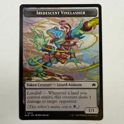 Iridescent Vinelasher Token 12 NM Bloomburrow MTG - Image 1
