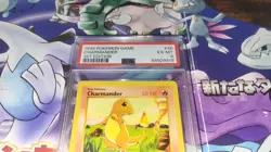 Pokemon Charmander Base Set 1st Edition Shadowless 46/102 PSA 6 - Image 2