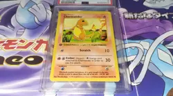 Pokemon Charmander Base Set 1st Edition Shadowless 46/102 PSA 6 - Image 4