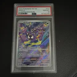 Pokemon TCG Temporal Forces Gastly 177/162 IR Holo Full Art PSA 10 - Image 1