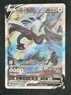 Lugia V Alt Art Silver Tempest 186/195 NM Pokemon TCG - Image 1