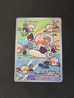 Pokemon TCG Clobbopus 207/191 Illustration Rare Full Art SV08 Surging Sparks - Image 1