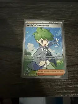 Pokemon TCG Wallys Compassion 176/133 Full Art Trainer Mega Evolutions NM - Image 1