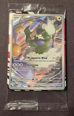 Pokemon White Flare Tornadus Promo 210 ETB Exclusive Black Star Sealed TCG Card - Image 1